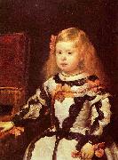 Diego Velazquez Portrat der Infantin Maria Margarita Spain oil painting artist